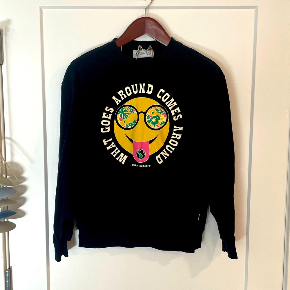 Parks Project Crewneck Sweatshirt - Black - M